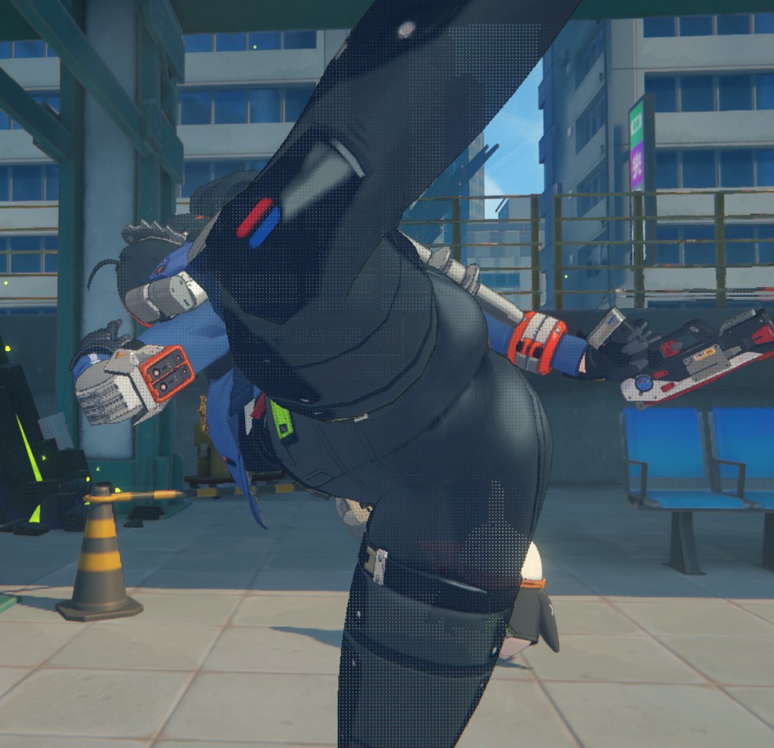 SquishLewds's tweet image. I just can&apos;t imagine the devs brainstorming her design and pointing out that is extremely important that she needs a gigantic fat ass and cameltoe marking on her pants, bless these people