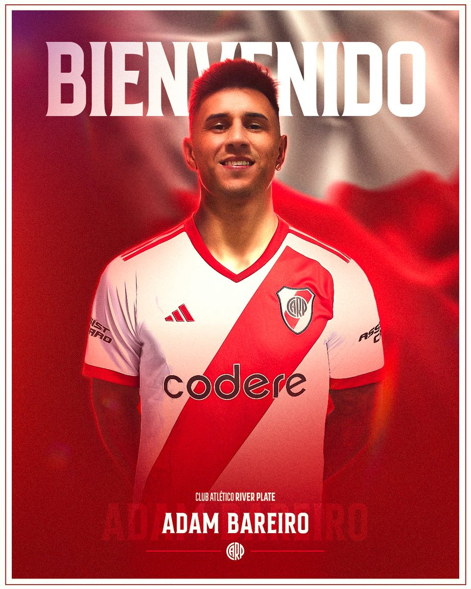 ¡Bienvenido a River, Adam! 💪

Adam Bareiro firmó su contrato y se convirtió en nuevo jugador del Club ⚪❤️⚪