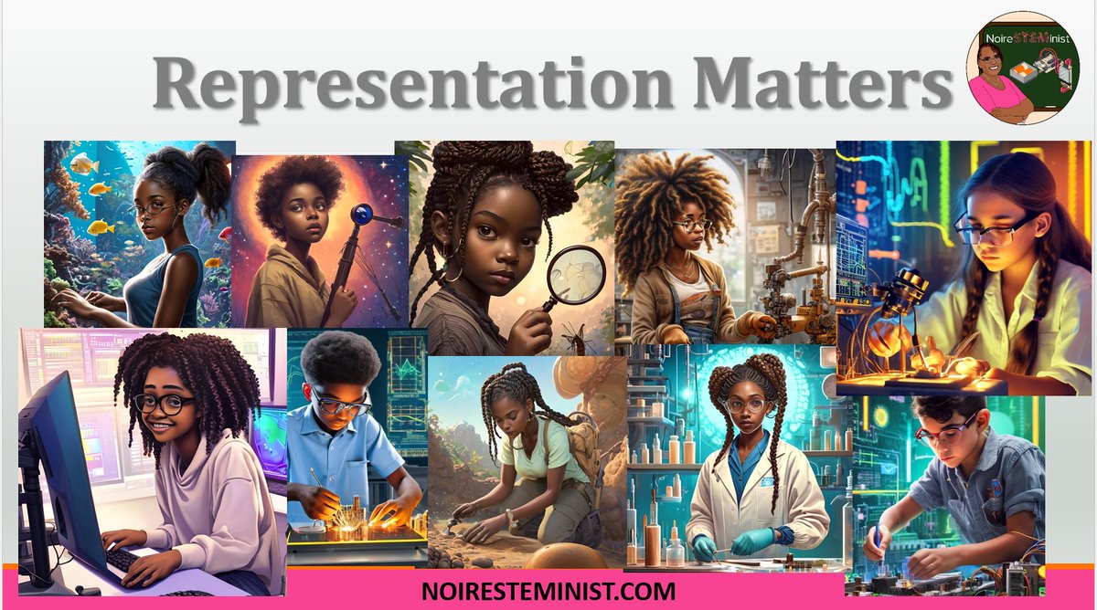 DrCABerry's tweet photo. @DocDre Well now doc, I know you don't mean my #AIArt #BlackSTEMAIArt #RepresentationMatters also the #AI that programs my educational open source robots. https://t.co/H8SzZyEVy6