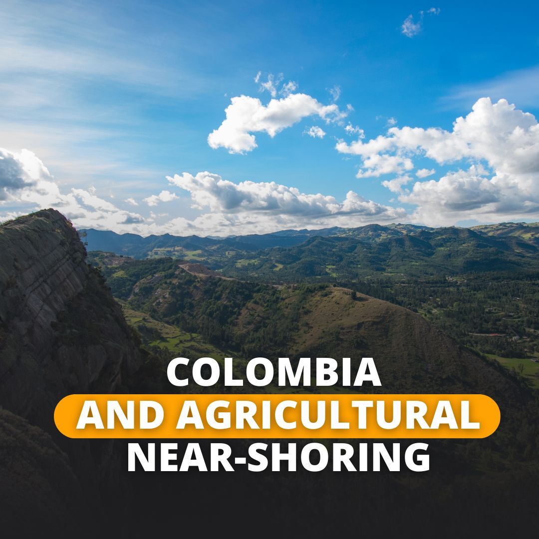 farmfolio's tweet photo. Learn why Colombia is emerging as a prime destination for agricultural investments, thanks to its ideal location, cost-effective logistics, and skilled workforce. 

#NearShoring #Agriculture #Investment #Colombia #GlobalTrade #AgroIndustry https://t.co/behRdBIa8R