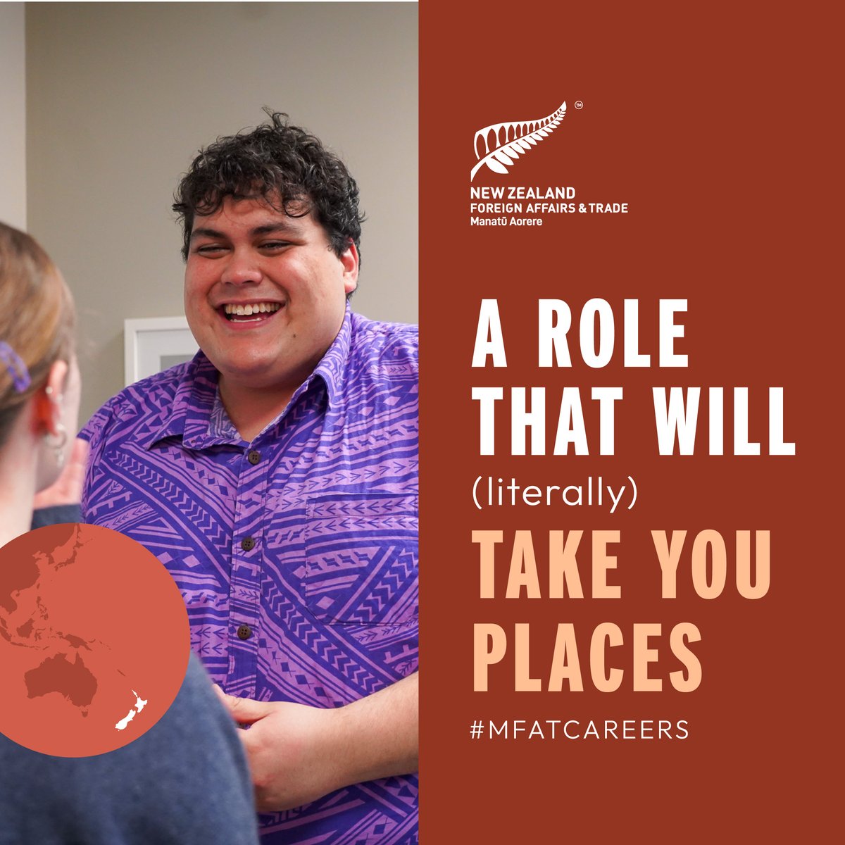 Looking for a career where you can make a world of difference? 🌏 Applications for our Early-in-Career Foreign Policy roles are now open! 📢 We’re looking for candidates with a range of skills, experiences and backgrounds. Find out more ➡️ mfat.govt.nz/earlyincareers #MFATCareers