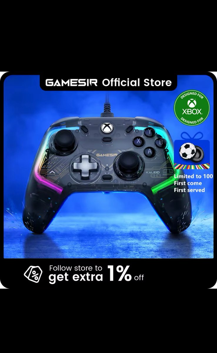 YaqoubMousa's tweet image. استمتع بتجربة لعب لا مثيل لها مع وحدة تحكم Xbox Hall الفريدة!

s.click.aliexpress.com/e/_DlA0bPV

6.#XboxOneController
7.#GamingGear
8.#NextGenGaming
9.#XboxGaming
10.#XboxGamers
11.#ControllerLife
12.#GameController
13.#GamingSetup
14.#GamerLife