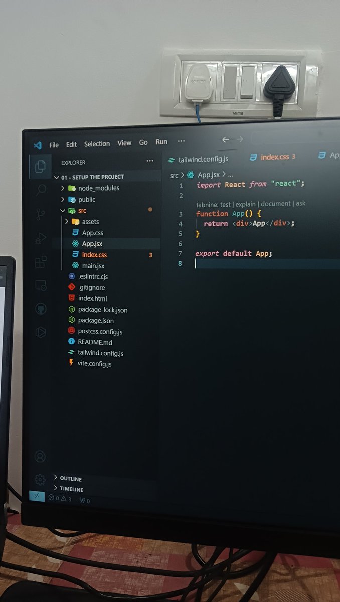 hardikkk04's tweet photo. Day 1: Started my journey with React! 🚀 Learned how to set up React with Tailwind. Excited to dive deeper into building amazing UIs!

 #ReactJS #TailwindCSS #WebDevelopment #CodingJourney https://t.co/Vtt84Osaam