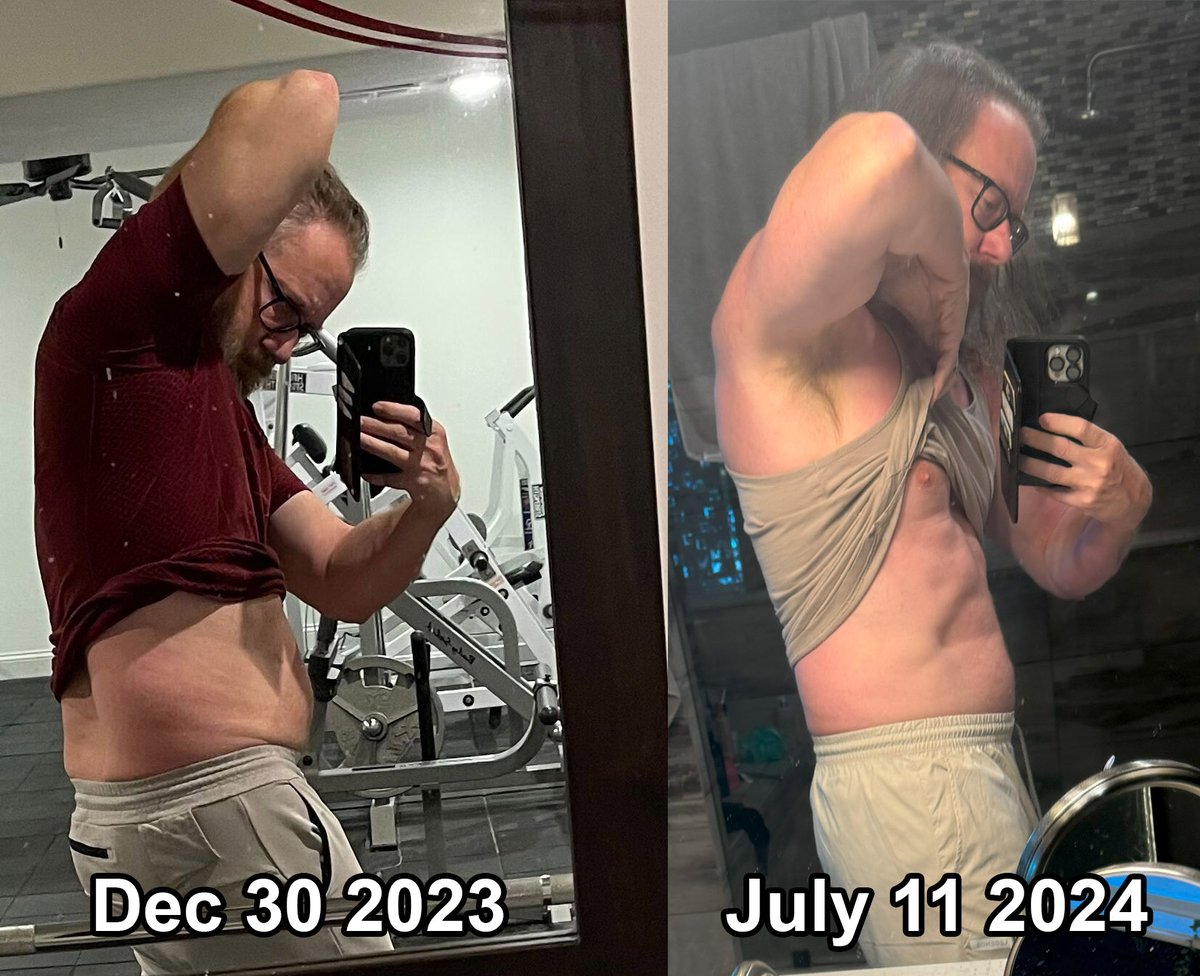 Covid and influenza hit me last fall then holidays and I got pretty out of shape. Been smashing it though leaning up and building muscle. Lost about 6" off the gut.
