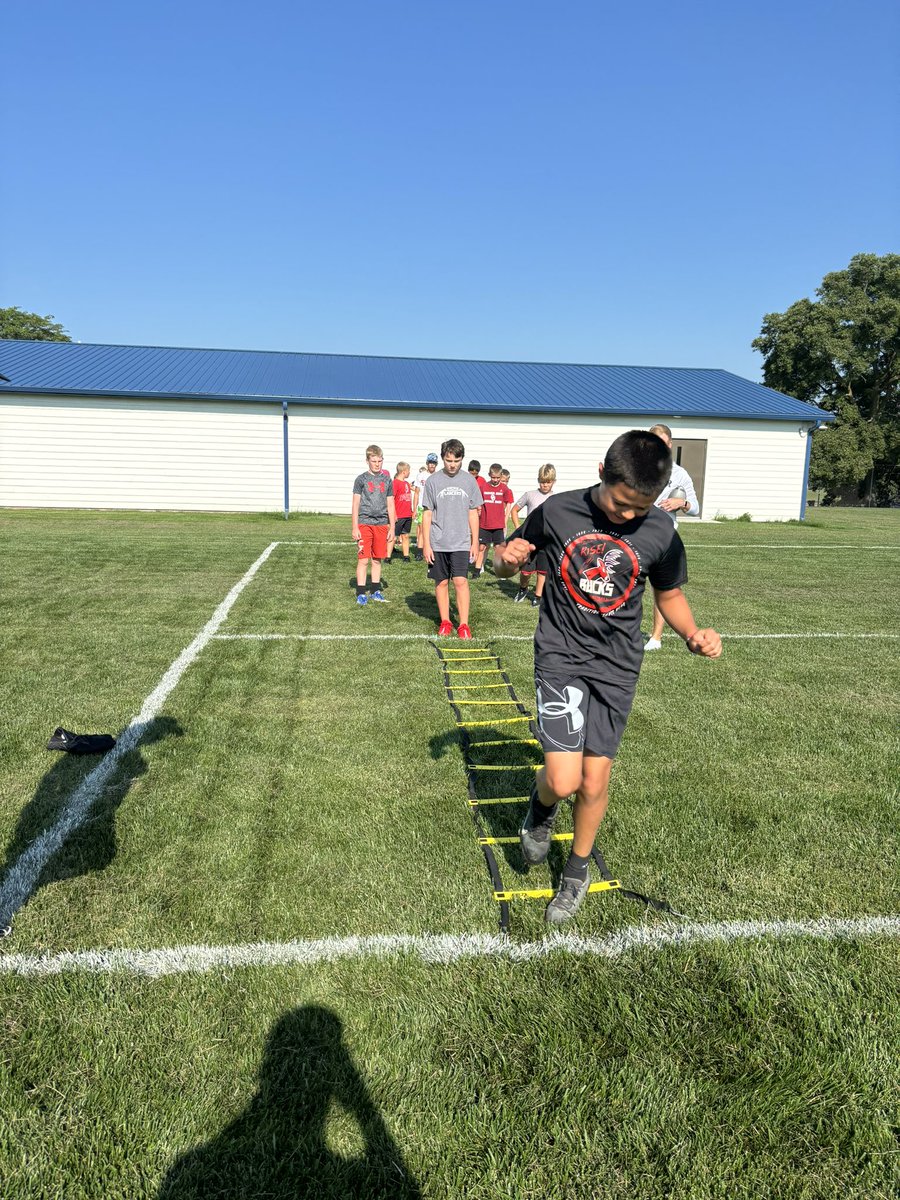 MMULancersFB's tweet photo. Another fun youth camp! 

Football season is inching closer!  

#GoldenStandard #TheMount https://t.co/H6DqAAFjkW