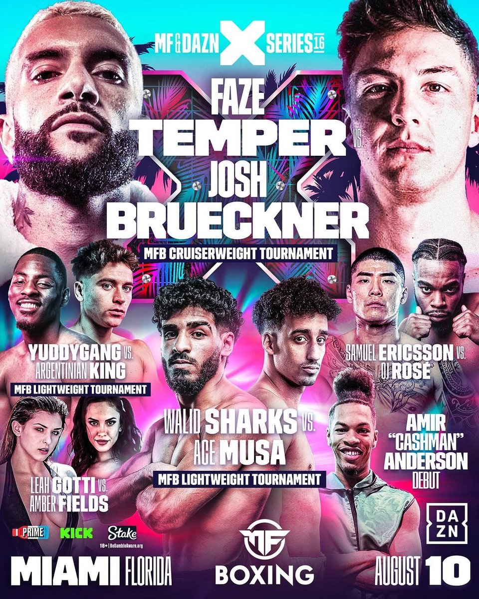 Fitesite's tweet photo. ‼️What fight are you more excited about? Jake Paul vs Mike Perry, FaZe Temper vs Josh Brueckner or Ksi vs Slim &amp; Anthony Taylor🥊

#PaulPerry #XSeries16 #XSeries17 https://t.co/0puc45wgiR