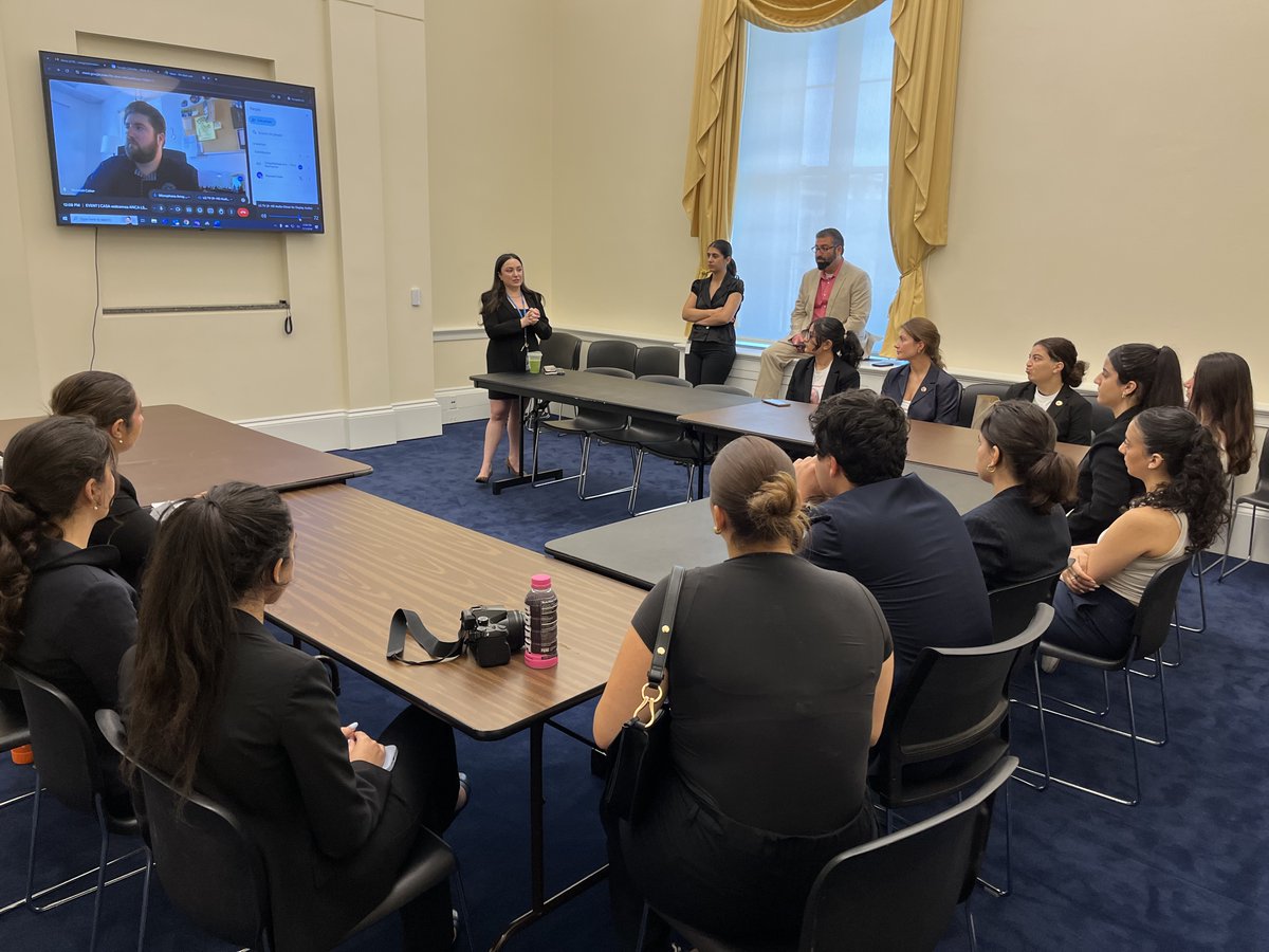 ANCA_DC's tweet photo. During their day of advocacy on Capitol Hill, our Leo Sarkisian and Maral Melkonian Avetisyan interns met with the Congressional Armenian Staff Association to discuss prospects on the Hill and the path to starting a career in DC.
#LSI24 #ANCASummer #ANCAYouthEmpowerment https://t.co/r26qxiWZeS
