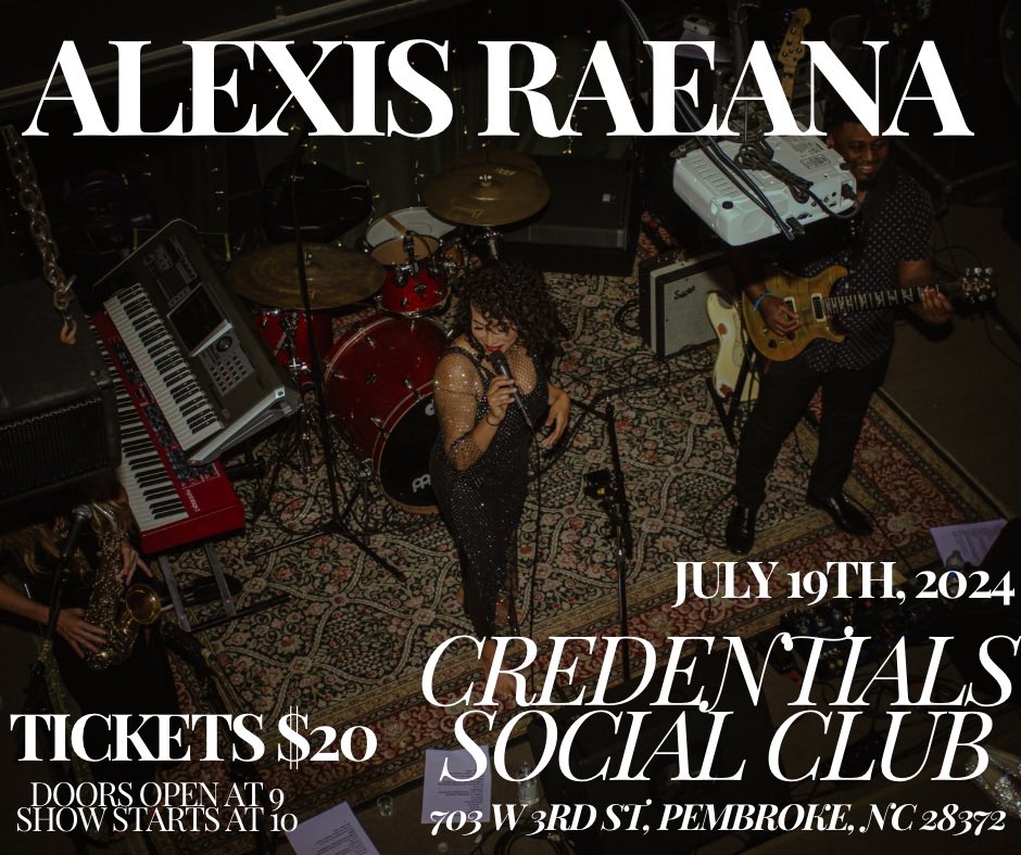 Alexis Raeana LIVE 🎤🎷🎸