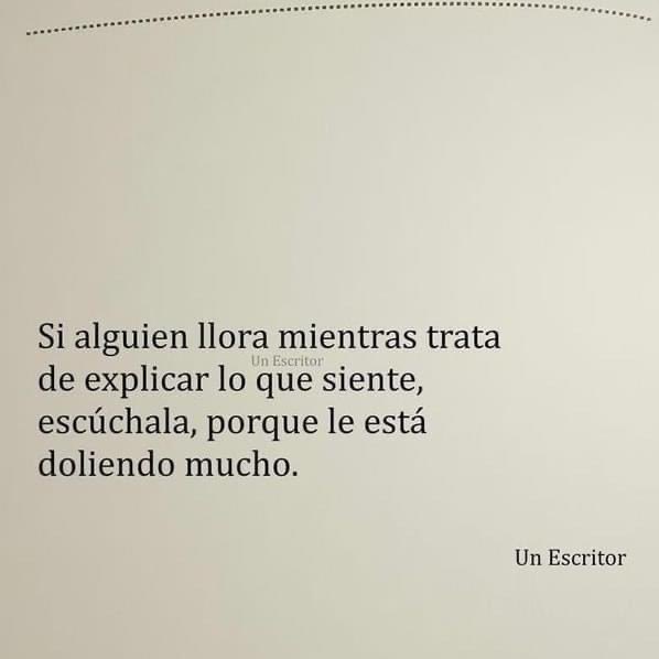En silencio.