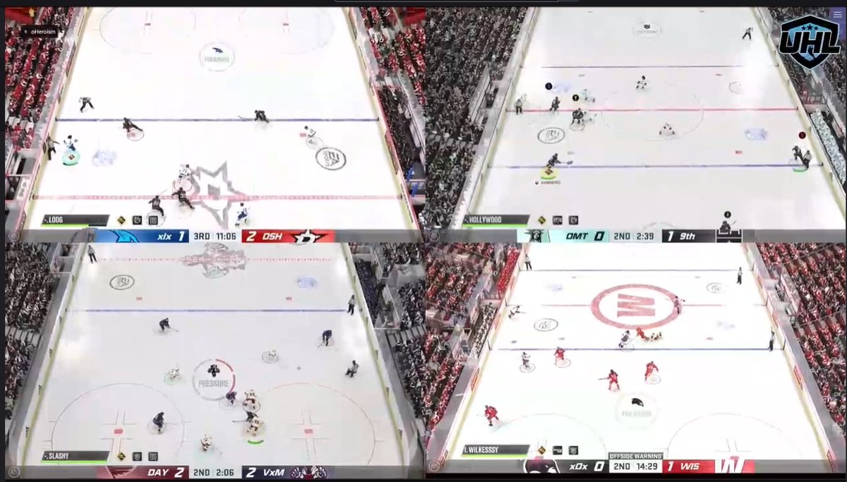 Shoutout to our opening night streamer <a href="/LionsFTW_TTV/">LionsFTW TTV</a> for his solo multi-stream broadcast throughout the whole night. 

Tune into Day 2 with Lions, joining LKYLUISTO on his channel @ twitch.tv/lkyluisito

#ProLevelGamer #UHL #NHL #eSports #BYOT
