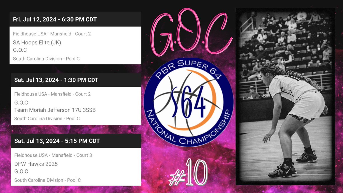 Ti'Heiress Davis (@heiressti) on Twitter photo Come catch us this weekened! <a href="/GOCBasketball1/">G.O.C Basketball</a> <a href="/GOC2025/">GOC 17U</a> <a href="/PGHTexas/">Prep Girls Hoops Texas</a> <a href="/PGHOklahoma/">Prep Girls Hoops Oklahoma</a> <a href="/PBRhoops/">Premier Basketball</a> Come catch us this weekened! <a href="/GOCBasketball1/">G.O.C Basketball</a> <a href="/GOC2025/">GOC 17U</a> <a href="/PGHTexas/">Prep Girls Hoops Texas</a> <a href="/PGHOklahoma/">Prep Girls Hoops Oklahoma</a> <a href="/PBRhoops/">Premier Basketball</a>