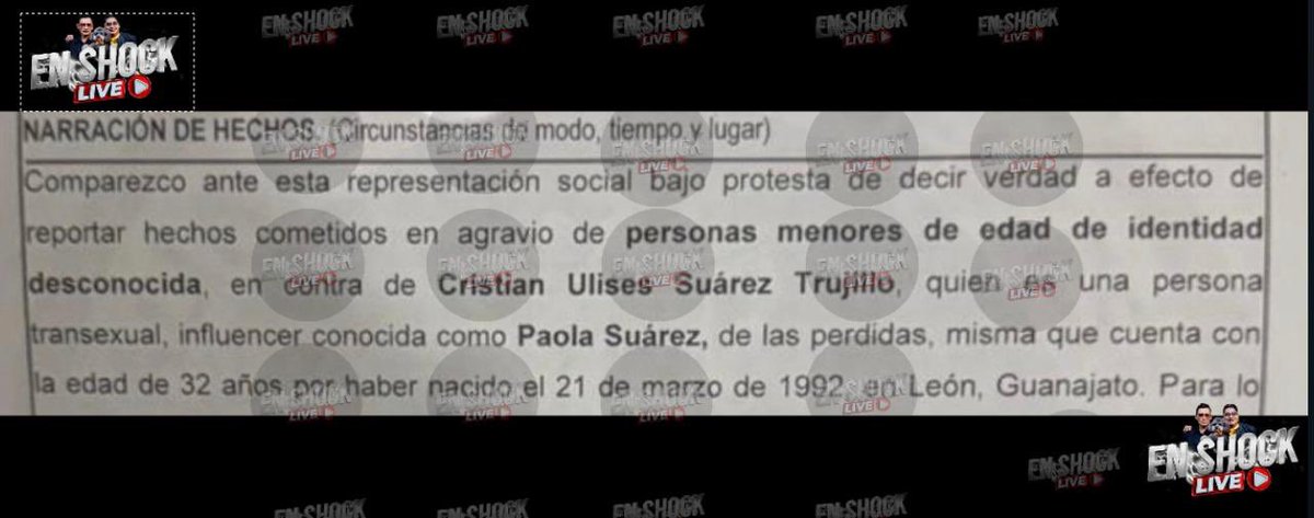 JorgeCarbajalOf's tweet photo. #Exclusiva 
#PaolaSuarez de #LasPerdidas ha sido denunciada ante las autoridades mexicanas, por sus extraños gustos por jóvenes a quienes les llama #Chavitos 👦 
Oficialmente comienza #LaInvestigacion en su CONTRA!  👮 👮👮👮👮👮👮👮
#MeQuedeEnShock 😱😱😱😱 https://t.co/2ykl6VdHAT