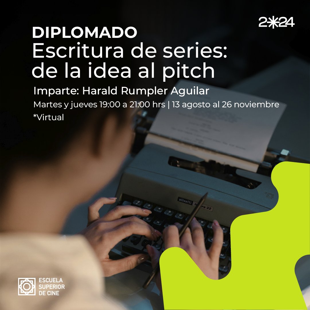 ESCINE_mx's tweet photo. 📢 ¡Inscríbete al Diplomado en Escritura de Series en ESCINE!
Aprende a escribir series y realizar biblias de venta. Desarrolla y perfecciona tu carrera de guionista.Descuento del 10% hasta el 15 de julio.  
✨ Temario y más información: https://t.co/i9KTcTS19T
#EscrituraDeSeries https://t.co/VpiwyFTIeU