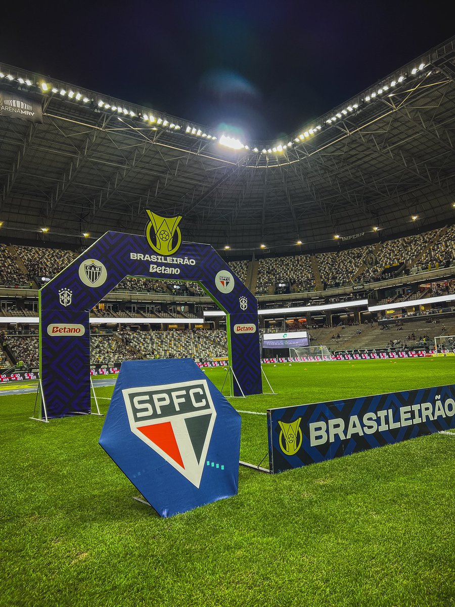 SaoPauloFC's tweet photo. 🆕 Pela primeira vez, o Tricolor jogará na Arena MRV.

🏟️ Este será o 449º estádio que receberá uma partida do São Paulo na história.

#VamosSãoPaulo 🇾🇪

📸 Rubens Chiri / saopaulofc https://t.co/nJwx35TI76