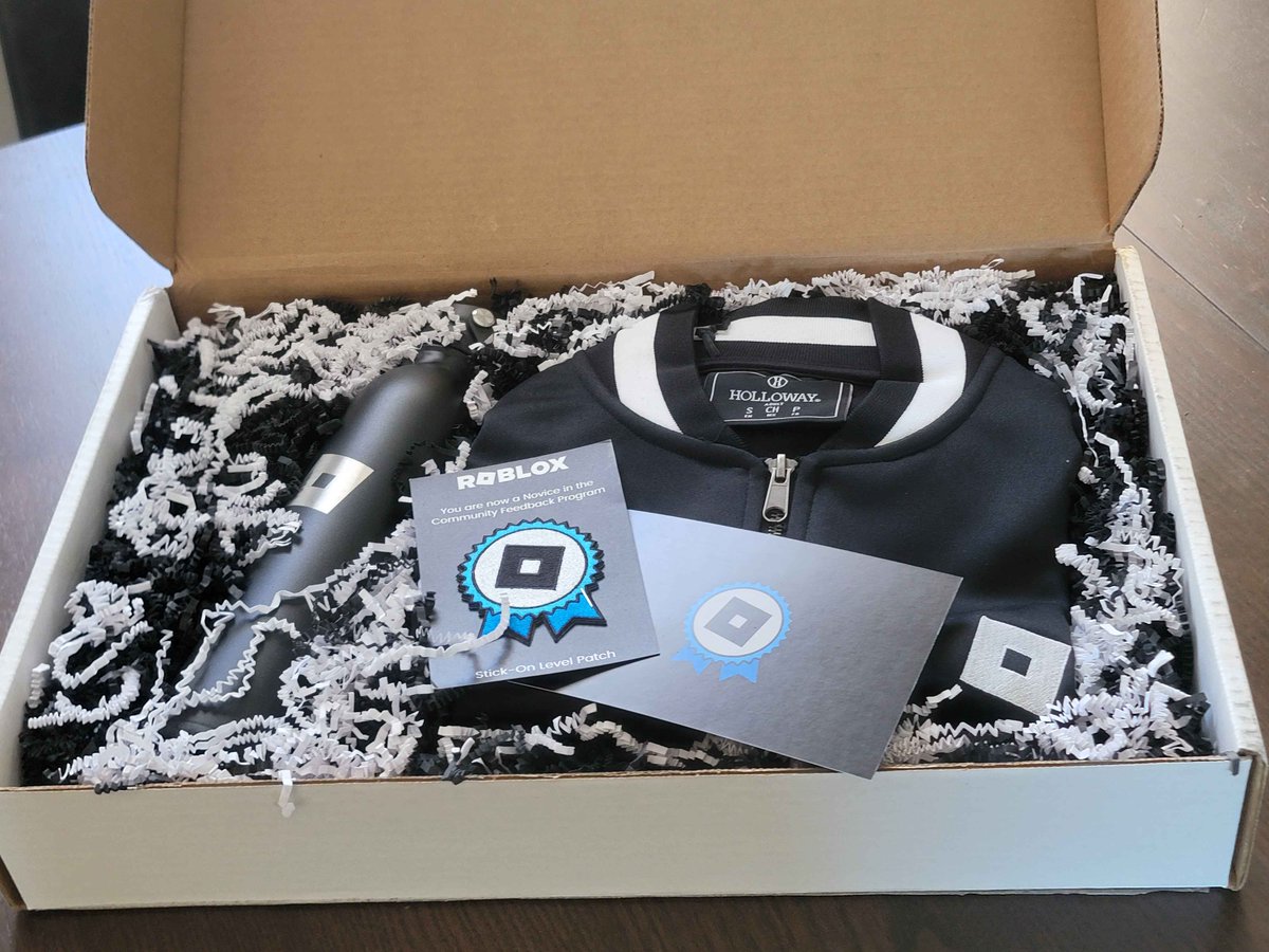 CoffeeNerd2_0's tweet image. Shout out to @Roblox for the awesome Community Feedback Program swag!
#RobloxDev #Roblox