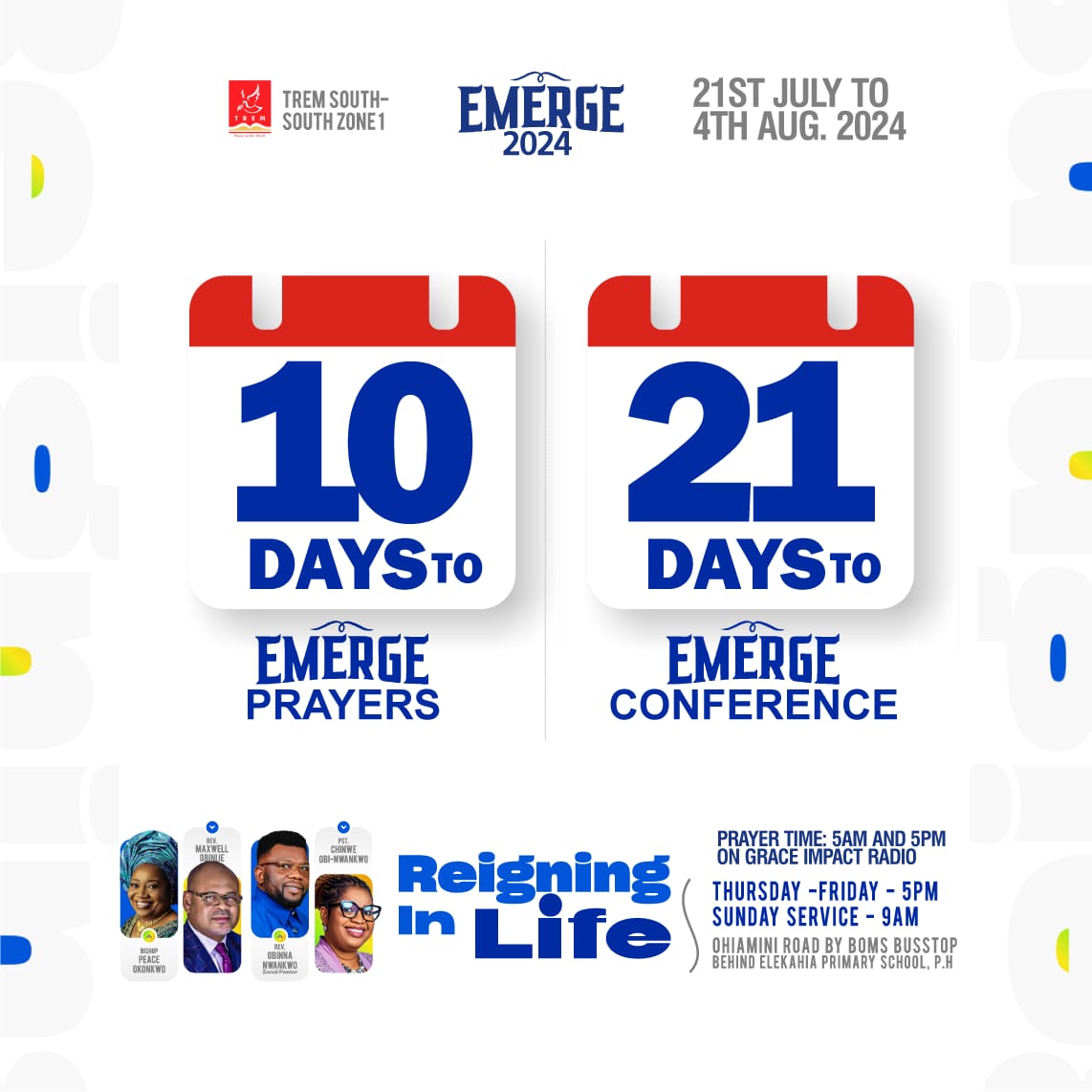 tremphc's tweet photo. Rev. Obinna Nwankwo is the Convener of Emerge Conferences. Over 10 renowned ministers of the Gospel has graced the conference.
#Emerge2024
#EmergeConference
#Reigninginlife https://t.co/Ta1Zn35yZy