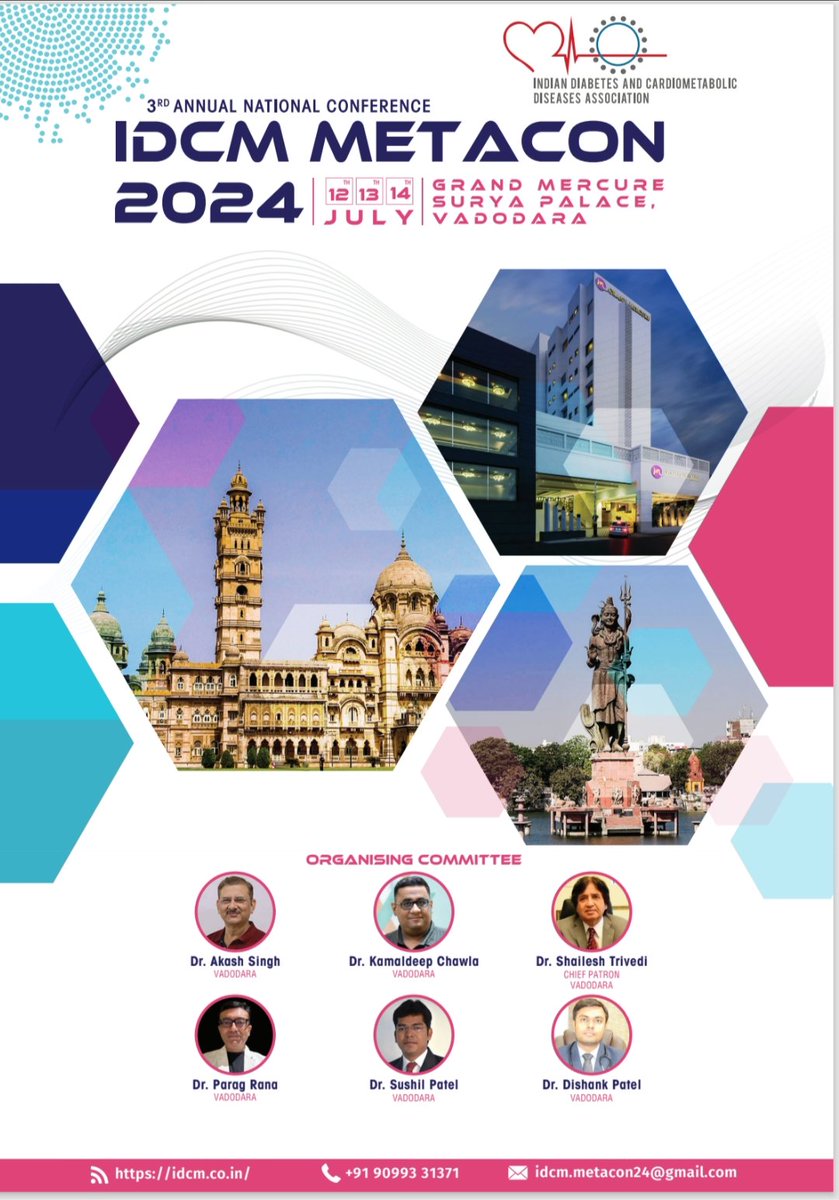 sushdr3's tweet photo. Excited to kickstart scientific extravaganza with 200+ National Faculties from Diabetes and Cardio-metabolic Field 
@pmanokar @dryashpatel @hetal1977 @DrVinodEndo https://t.co/1jm3zmXHtX