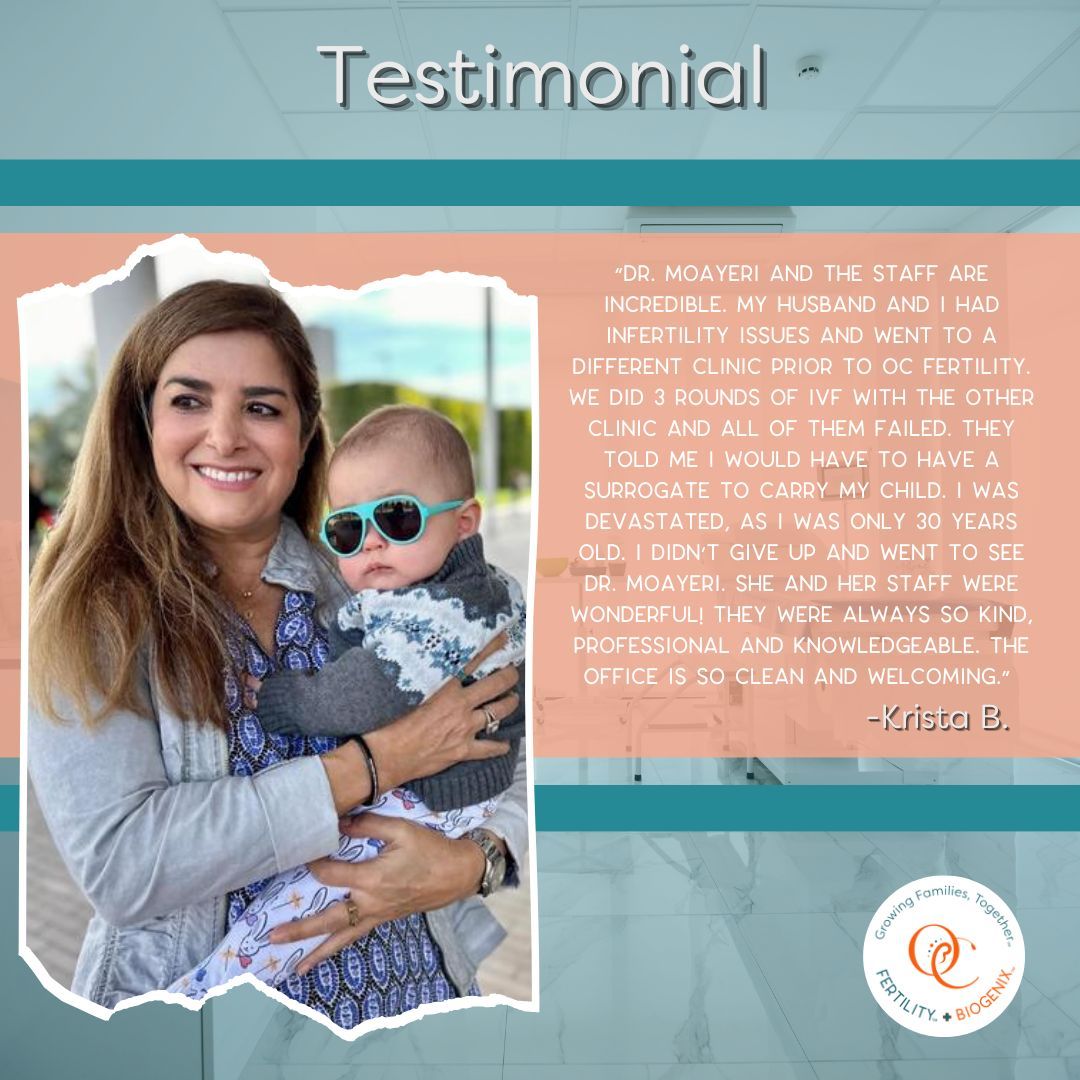 ocfertility's tweet photo. Thank you, Krista, for sharing this feedback with us!

#OCFertility #PatientCare #patientjourney #fertilitymedicine #fertilitycare #1in6 https://t.co/VTwU60kjg9