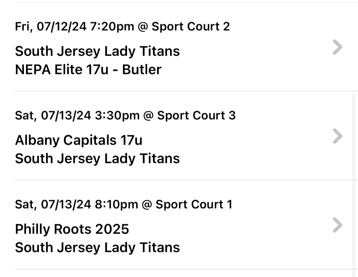 It’s a basketball weekend!! 🏀  I’ll be with my AAU team participating in the 2024 Girls Jersey Shore Live at Sportika