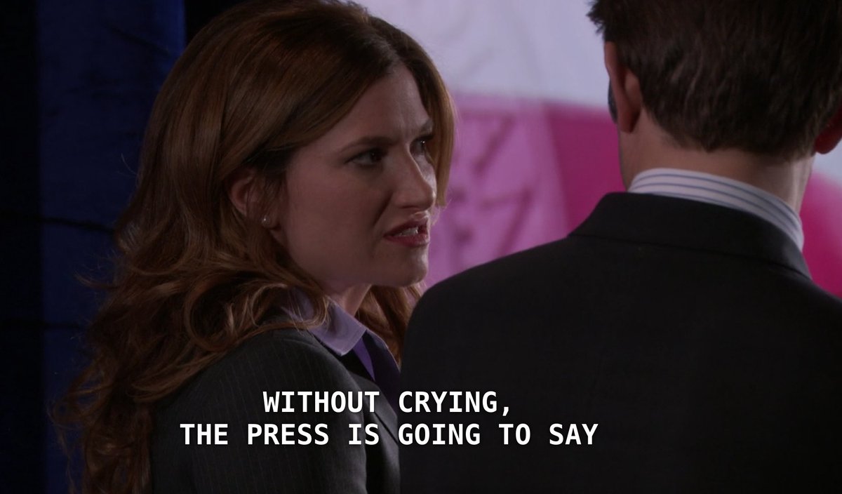 out of context parks and rec tweet media