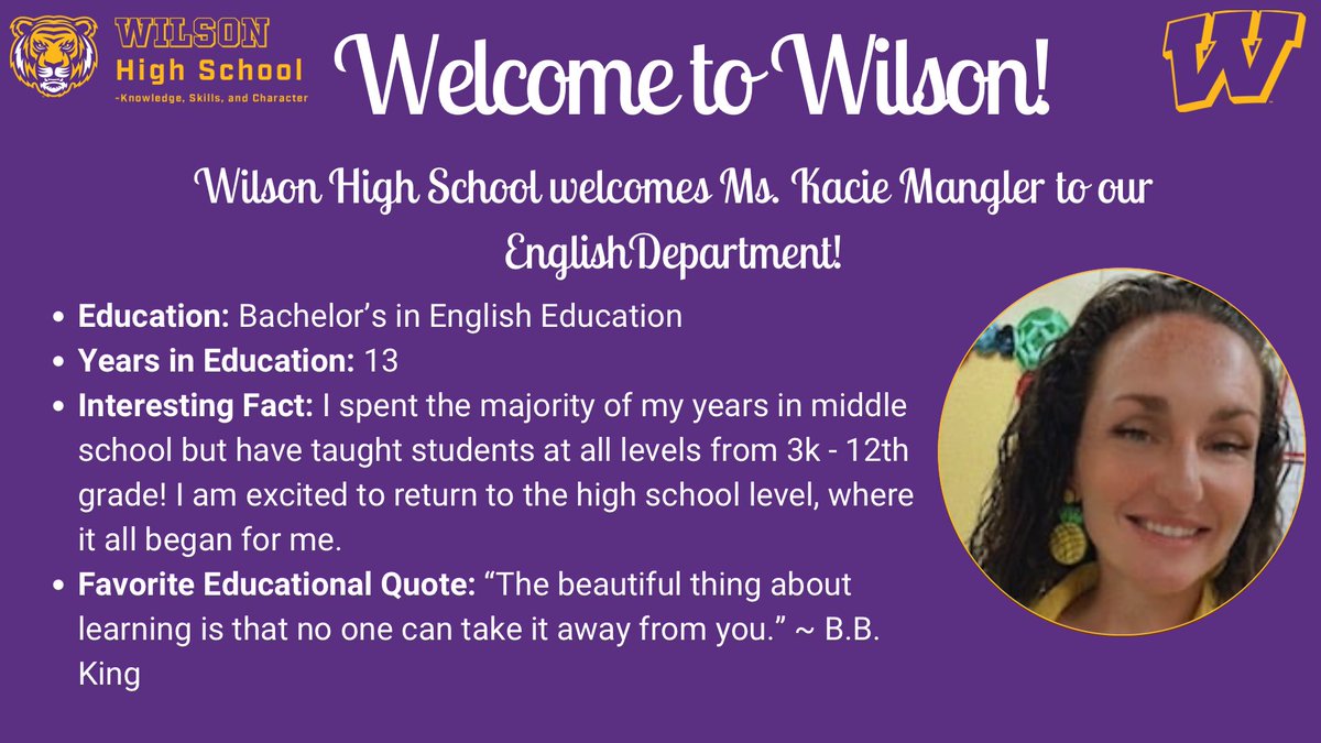 Wilson High School tweet media