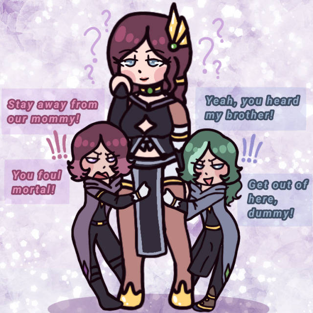Thealov78019045's tweet photo. #終末のワルキューレ #shuumatsunovalkyrie #RecordofRagnarok #shuumatsunovalkyrieoc #Sigyn #narfi #vali #twins
Don't let their cute faces and behavior trick you! https://t.co/HwUjThFE56