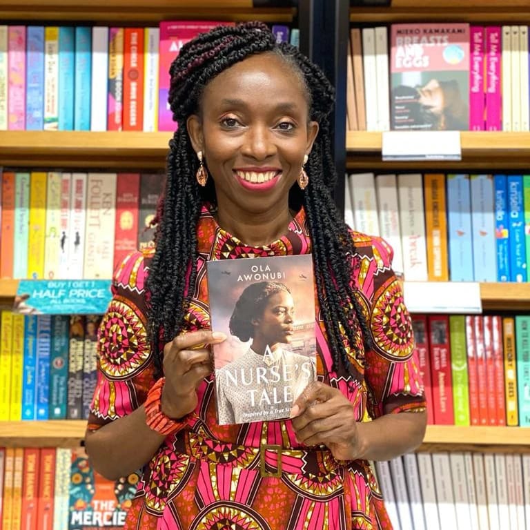Hello #WritingCommunity just joining the trend 🙂. My name is Ola Awonubi &amp; my historical novel  'A Nurse's Tale' published by <a href="/HarperCollins/">HarperCollins</a>  about a Nigerian nurse who worked at Guys Hospital during ww2 is due for release on July 16 in USA/Canada.