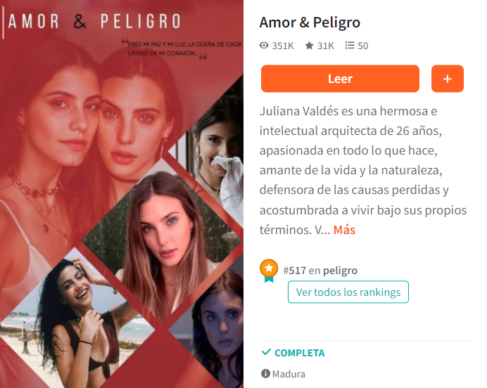 TopsValentina's tweet photo. 1. Amor &amp; Peligro, mi hijo mayor, probablemente, el más cercano a mi corazón... https://t.co/H1DY4Iepjf