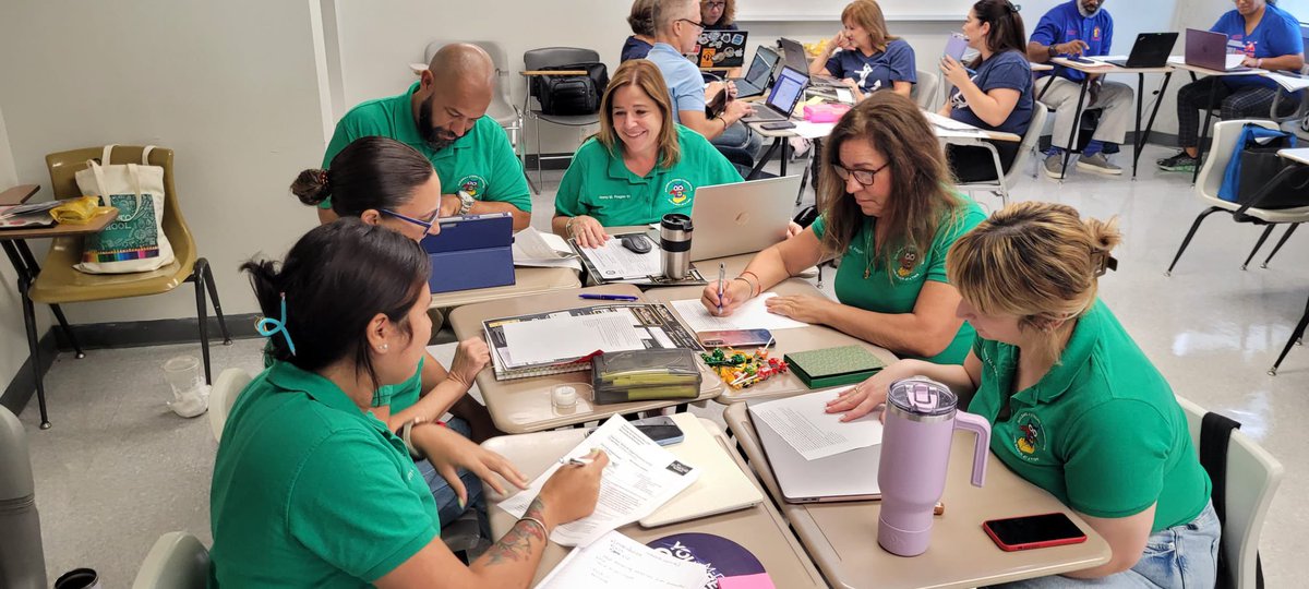 vicefranco's tweet photo. collaboration at its best. Writing Phase 1 of our 2024-2025 School Improvement Plan. #teamwork #strategicplanning #settingthegoldstandard #mdcps #synergy2024 @MDCPS @Synergy_MDCPS @MDCPSCentral @HMFlagler_ES https://t.co/YkHJlWEQGI