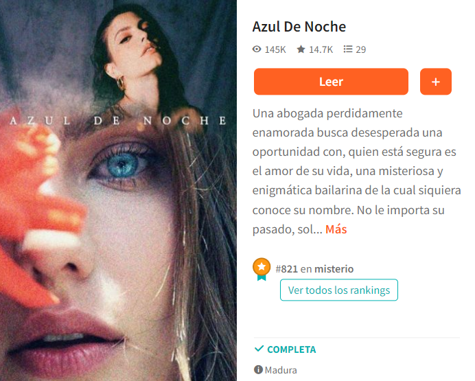 TopsValentina's tweet photo. 7. Azul de Noche, un homenaje a la historia de alguien a quien admiro desde hace mucho tiempo. https://t.co/8M1qpLylOx