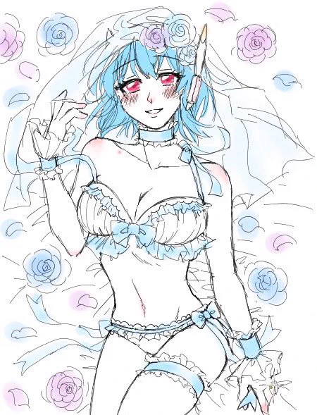 ジュンブラ絵を描き損ねたのが心残りだったので昨日ので描いたインカム子ちゃんです 
