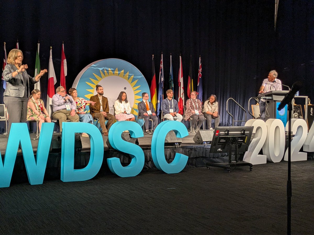 Final day! 

Professor Roy McConkey and Alastair McEwin AM highlighting the rights of people with disability - both the history and it's importance today. 

We are also hearing from self-advocates on the key issues for the community. 

#WDSC2024
#WorldDownSyndromeCongress2024