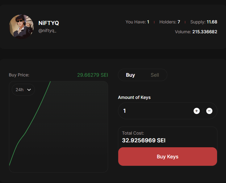 niftyq_'s tweet image. Hold up...we got #FRIENDTECH on @SeiNetwork ⁉️
BUY MY KEYS WE&apos;RE RUNNING IT BACK🤣

1. Insert Invite Code 
2. Deposit 10 $SEI 
3. Make Generational Wealth

Invite Code - DF-BW567L
Website - definitely.gg