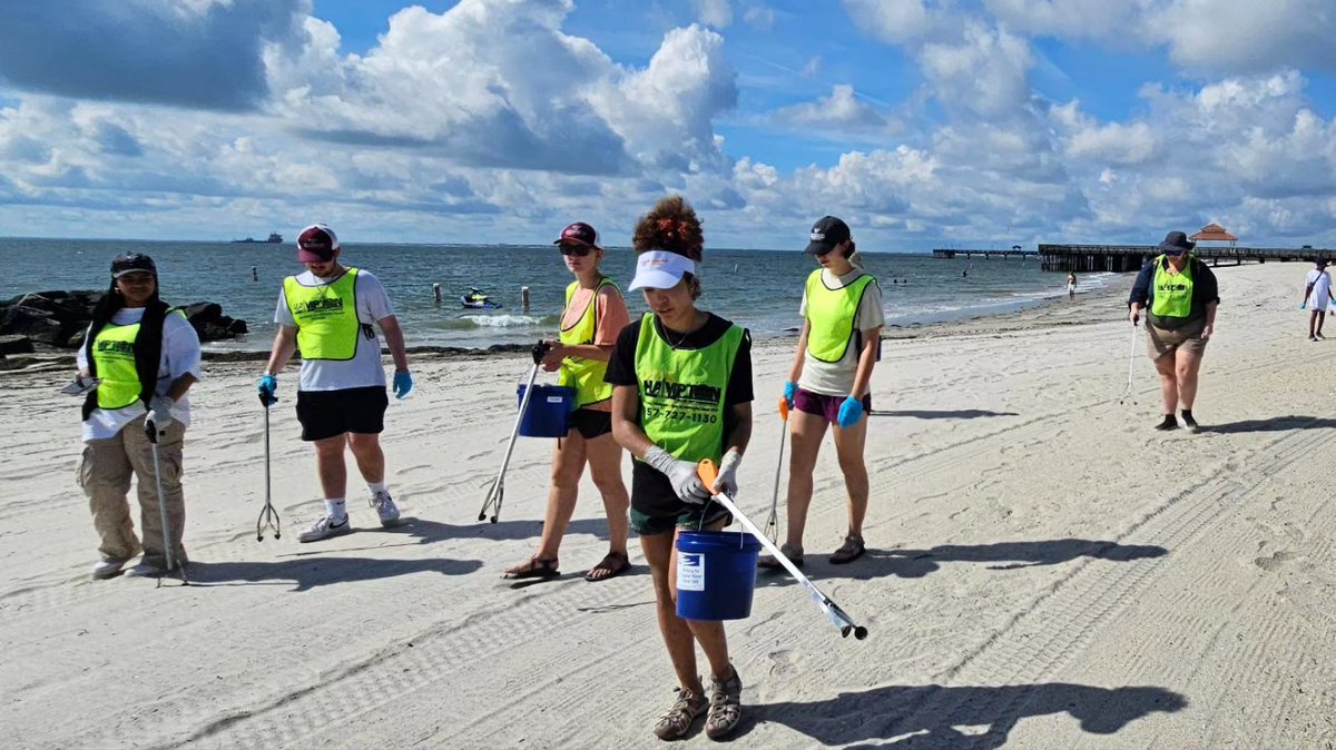 Did you know cigarette butts contain plastic and can take up to 10 years to degrade?

Yesterday, students from the Academies of Hampton joined VSAREC for a beach cleanup at Buckroe Beach, tackling cigarette butts and other litter while learning about our environmental impact.