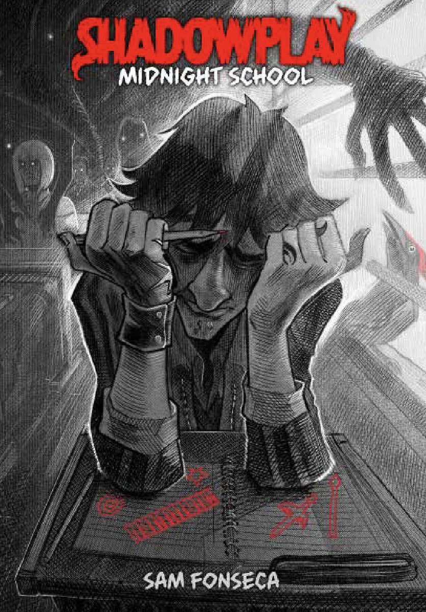 topshelfcomix's tweet photo. Keep an eye out for for this upcoming #psychologicalhorror with jaw-dropping artwork.

Shadowplay: Midnight School by #SamFonseca creates an illuminating mind-bending horror about creative souls struggling against oppression and depression.

Pre-order now:
https://t.co/JaHJfH1rRJ https://t.co/w0hD6VAayM