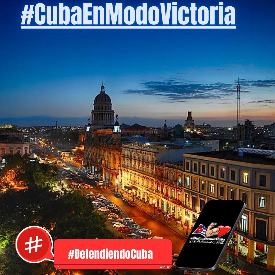 😮⚠️⛔ÚLTIMO MINUTO⛔⚠️😮

‼️📢 Hay un HT que hizo hoy colapsar las redes y todos somos responsables📣‼️Vamos juntos👣 otra vez, esta noche🌙 promete🤳 

🤔 Qué estás esperando⁉️
 Que no falte tu ✍️👇
✨#CubaEnModoDeVictoria✨
#DefendiendoCuba🇨🇺💪❤️