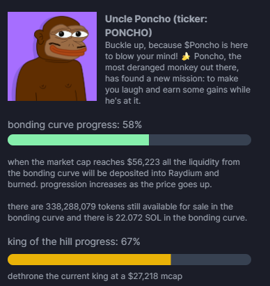 JUST LAUNCHED ON #PUMPFUN COME HELP $PONCHO GET TO RAYDIUM TONIGHT!!!! 

pump.fun/JCa5WfAwb7LHGg…