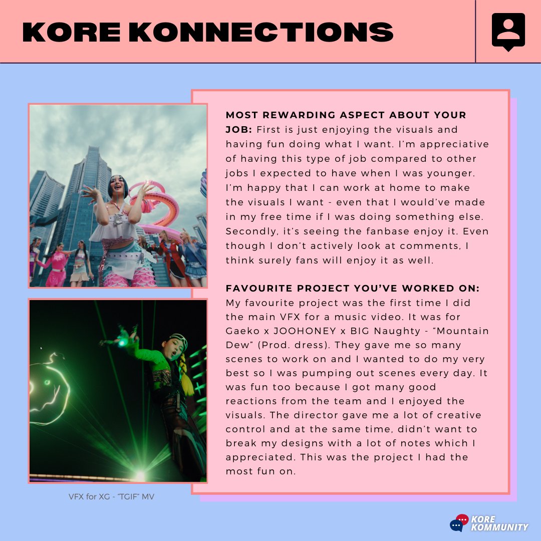 korekommunity's tweet photo. (Pt. 2) When MV production companies need #3D #VFX, they call MIKO📞

Dive into the mind of this creative genius who brings imaginary worlds to life and continually pushes the boundaries of what’s possible on screen 🌐

#kpopmv #mv #seventeen #aespa #newjeans #ive #straykids #nct https://t.co/6f6sJnDesc