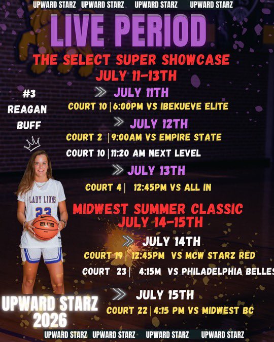 Coaches, here is where you can find our Lady Lions this session!  #LadyLions #LWay #LivePeriod