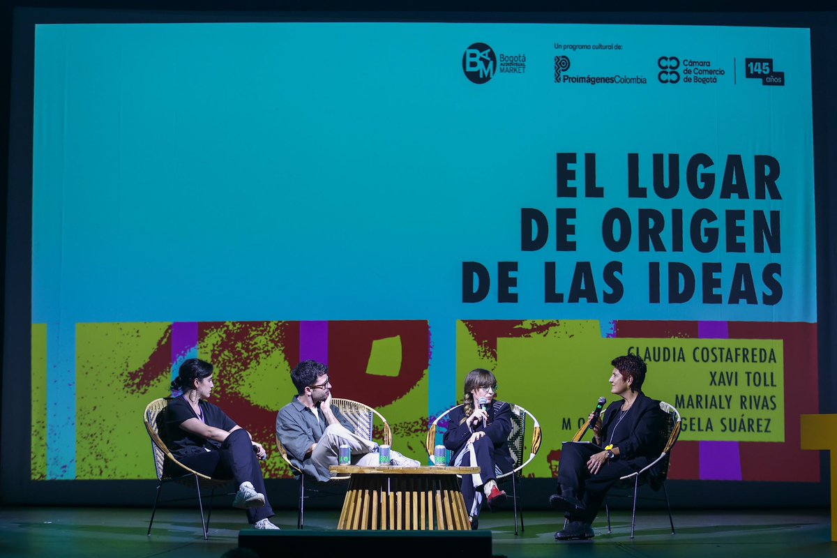 BAM_Bogota's tweet image. 💫Cerramos este gran espacio con la conversación de La inspiración, a cargo de Claudia Costafreda, Xavi Toll y Marialy Rivas.

¡Seguimos en #ModoBAM!

⚠️ Les recordamos que tenemos mañana viernes 12 de julio, dos espectaculares #BAMTalks ¡La entrada es gratuita!

#ModoBAM