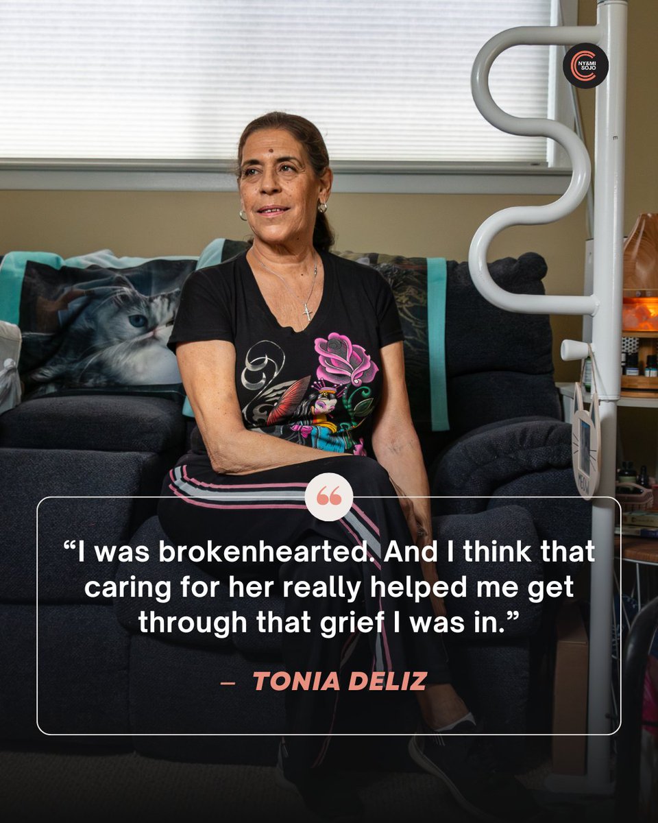 Deliz views caregiving as an opportunity to “share kindness, compassion, and love.”