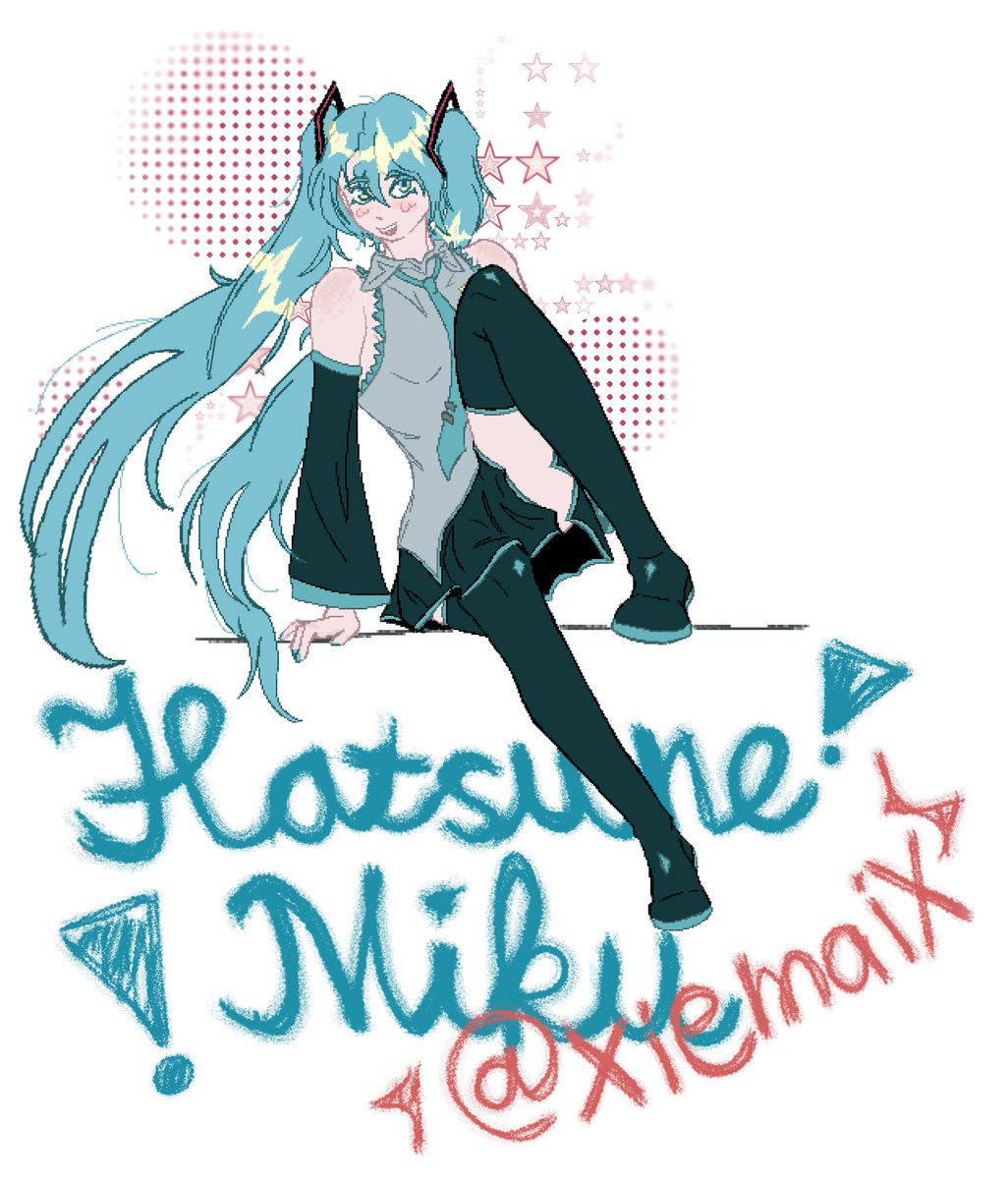 xiemaix's tweet photo. #HatsuneMiku #HatsuneMikuFanart https://t.co/qJScDNyCCM