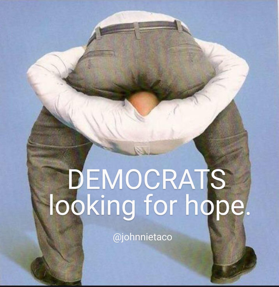 Johnnietaco's tweet photo. My first fiancee was named Hope. I'm one of the few people that can honestly say "Since I gave up Hope, I feel a lot better."
Best of luck in your search @dnc.
#FJBFJB https://t.co/ejbfl4R1dr