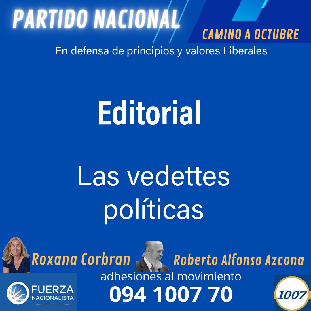 YoRobertoA's tweet photo. Un editorial muy fuerte 
https://t.co/KZ8VeVPq9n

@FNacionalista24 @elpaisuy @ObservadorUY @TelemundoUY @TelenocheUy @1007_uy @5noticiasuy @LuisLacallePou
#vivaladignidaduruguay
@1007_uy @roxanacorbran @mbiurrun https://t.co/G2AXJMTp44