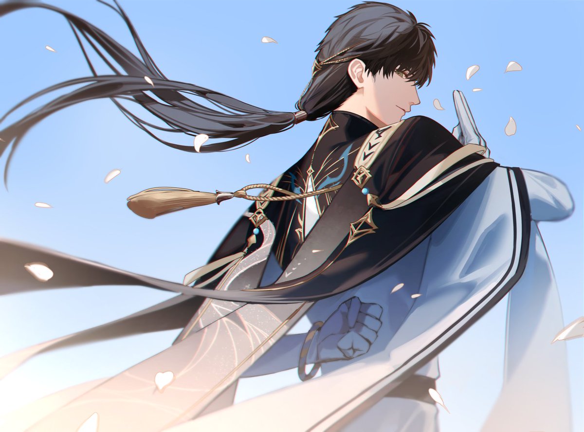 師の背中
#恋と深空 
#九黎の司命イラスト