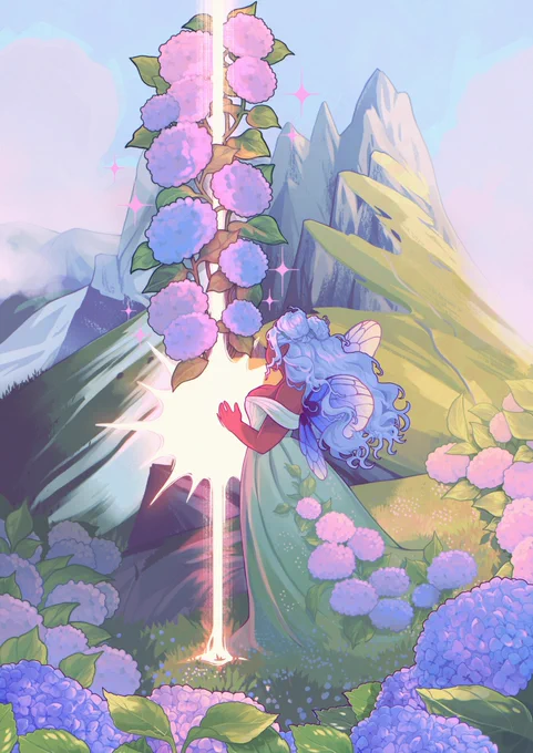 Sunlight rays  I'm a bit nervous to post this one as I'm really proud of it !! It feels like the kind of art I've always wanted to make!  Please let me know if you'd like to see more 