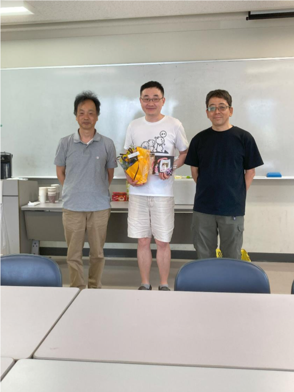 7/2にQIAN Pingping先生の送別会をおこないました。Qian先生は中国蘭州大学に教授として転出されます。10年半の間、専攻の植物研究を牽引してくださり、ありがとうございます。今後ともよろしくお願いいたします。