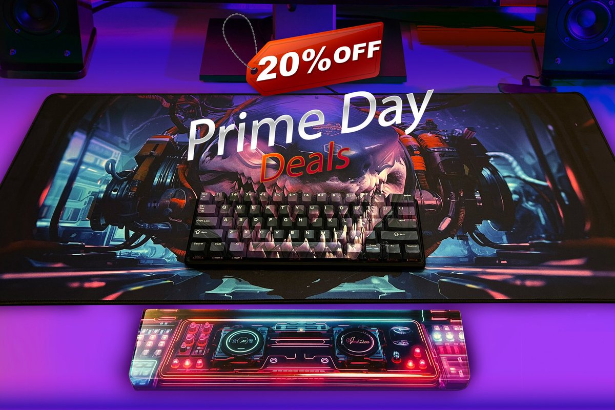 🍾July Prime day is coming soon.
🤫For a limited time only, on Amazon from July 16th to July 17th.
😻Let’s celebrate Prime Day with GunMjo.
🛒a.co/d/54wOnGL
#gunmjo #keycaps #keyboardcables #coiledcable #computersetup #mousepad #wristrest
#gamingsetup #gaming