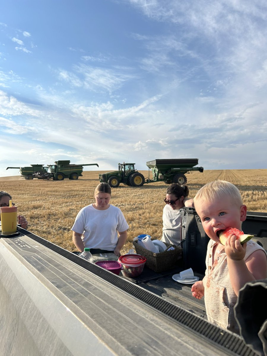 First field supper of harvest 24, the watermelon was a big hit