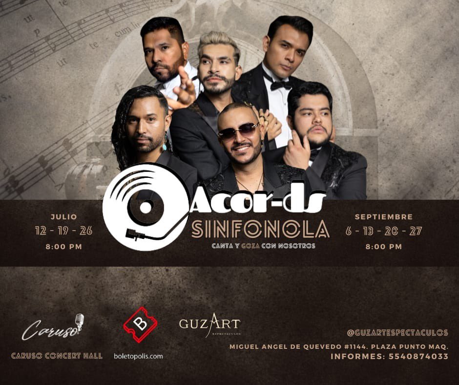 lemonmexico's tweet photo. Gana un pase doble para hoy viernes el concierto de #Acords en punto de las 8:00 pm; RT y ❤️, dirección del recinto y alcaldía, tu nombre completo y tus 3 canciones favoritas que no dejas de escuchar. ¡Suerte! https://t.co/wYtb6F79SZ
